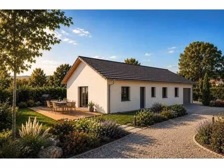 terrain avec maison neuve à vendre