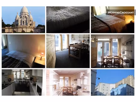 location meublée appartement 1 pièce 36 m² à paris 18ème (75018)  1 435 €