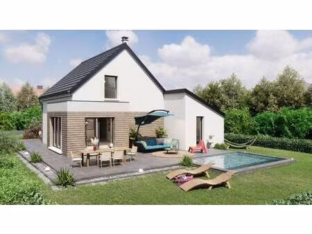 terrain avec maison neuve à vendre