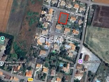 terrain constructible viabilisé à vendre