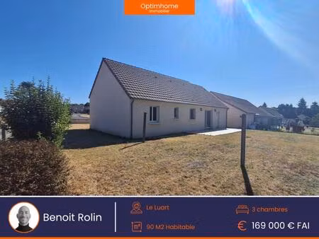 maison à vendre 4 pièces le luart (72)