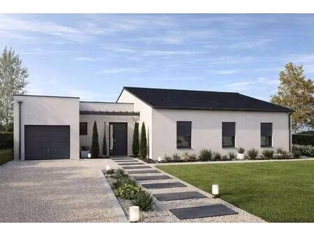 terrain avec maison neuve à vendre