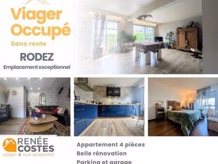viager occupé - f62 ans - rodez (12000)