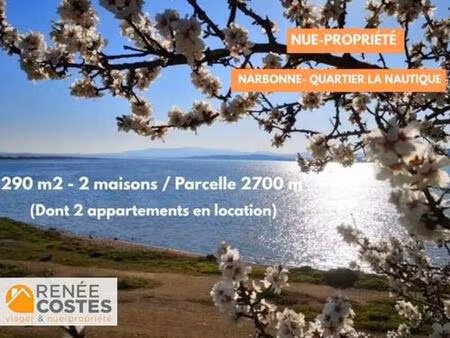 vente en nue propriété - f80-h79 ans - narbonne (11100)