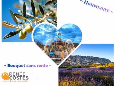 vente en nue propriété - f73 ans - aix en provence (13100)