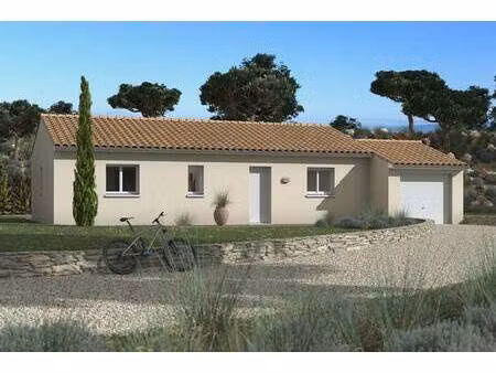 terrain avec maison neuve à vendre