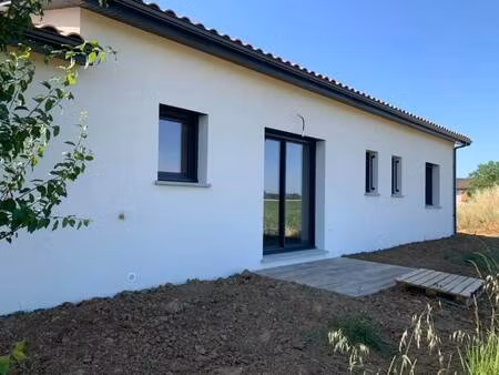 terrain avec maison neuve à vendre