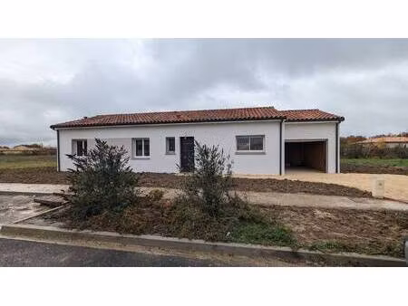terrain avec maison neuve à vendre