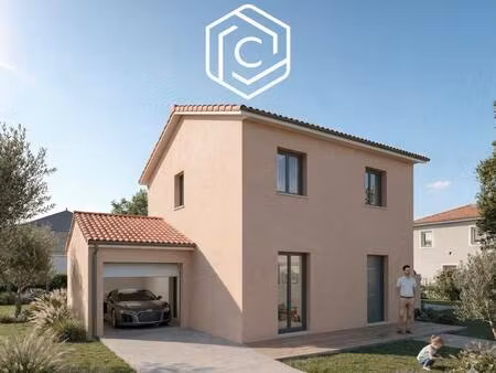 terrain avec maison neuve à vendre