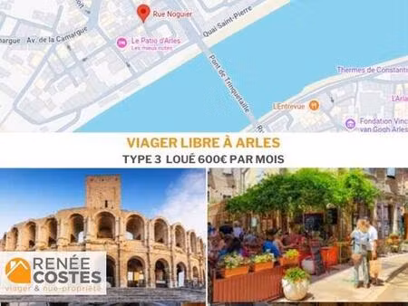 viager libre - h71 ans - arles (13200)