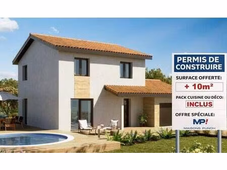 terrain avec maison neuve à vendre