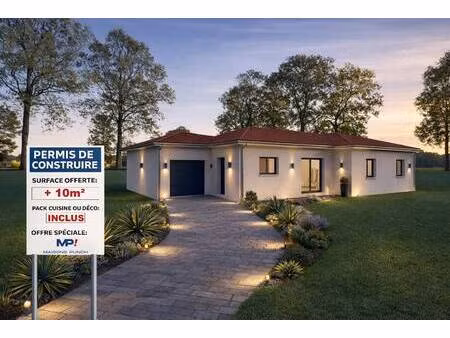 terrain avec maison neuve à vendre