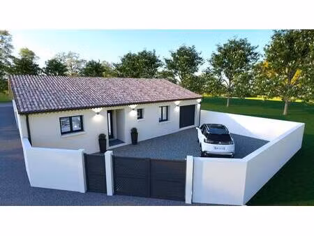 terrain avec maison neuve à vendre