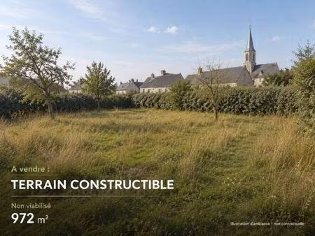 terrain constructible à vendre