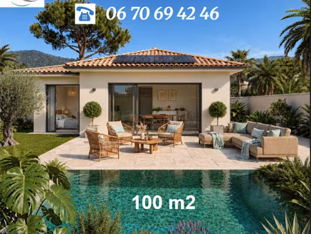 terrain avec maison neuve à vendre