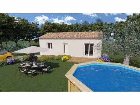 terrain avec maison neuve à vendre