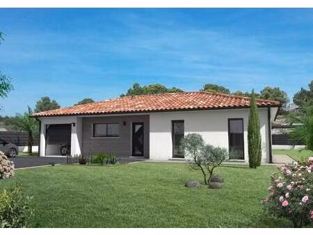terrain avec maison neuve à vendre