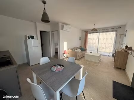 ? t2 meublé neuf – terrasse & parking – proche mbda – bourges (dpe a)