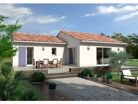 terrain avec maison neuve à vendre