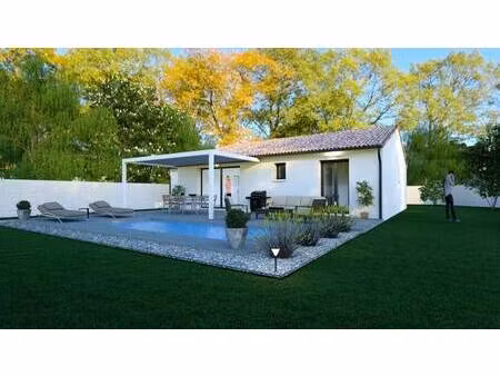 terrain avec maison neuve à vendre