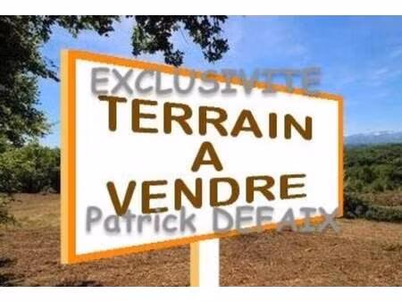 terrain constructible à vendre