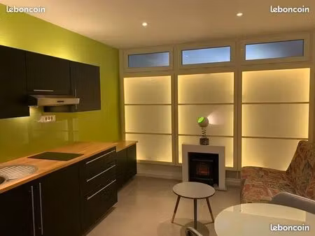 t2 design rdc 25m²  terrasse & jardin communs  libre 30/09/26  proche centre-ville