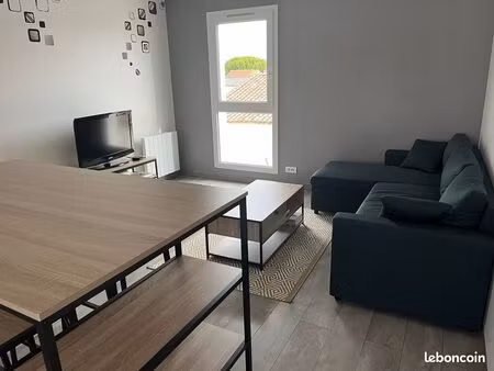 meublé 48m2+parking sans charge locative - bail etudiant