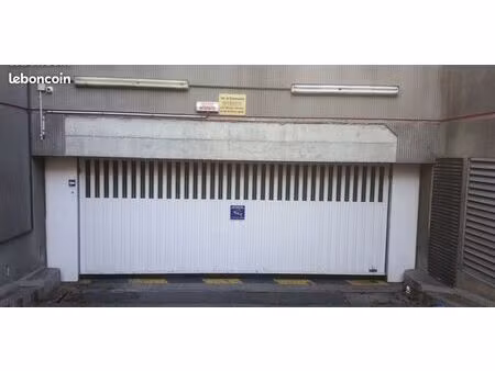 box-parking en premier sous-sol 89 eur paris 18°