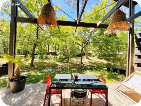 à louer – maison meublée avec jardin – marina de talaris à lacanau