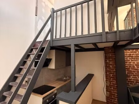 à louer – superbe studio lumineux de 40 m² en plein cœur de roubaix