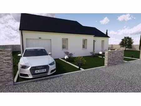 terrain avec maison neuve à vendre