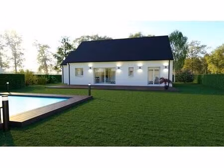 terrain avec maison neuve à vendre