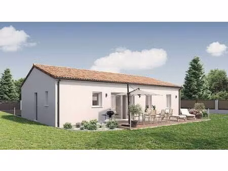 terrain avec maison neuve à vendre