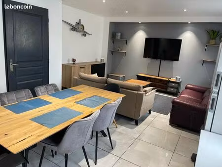 f3 duplex meublé entièrement rénové petit quevilly limite rouen
