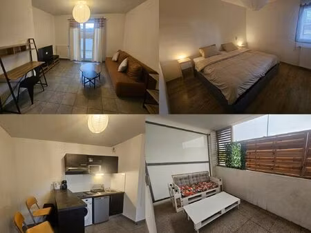 appartement t2 meublé de 39 m² avec terrasse et parking – launaguet