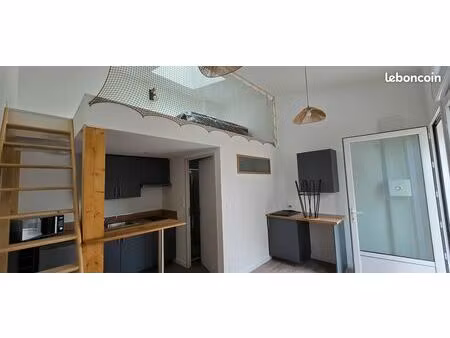 location studio avec mezzanine