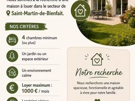 recherche maison a louer