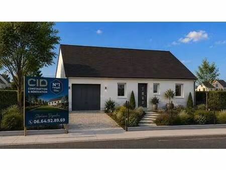 terrain avec maison neuve à vendre