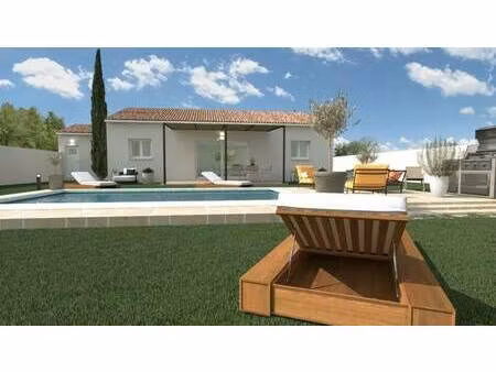 terrain avec maison neuve à vendre