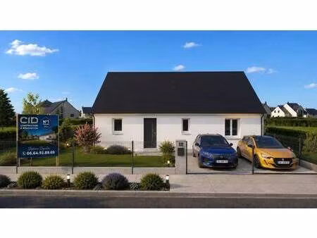 terrain avec maison neuve à vendre