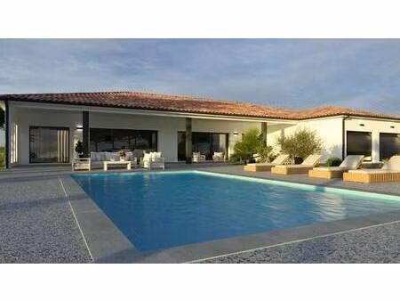 terrain avec maison neuve à vendre