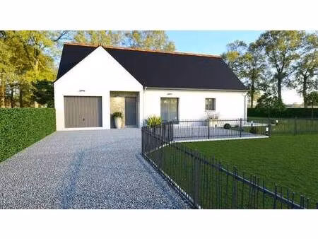 terrain avec maison neuve à vendre