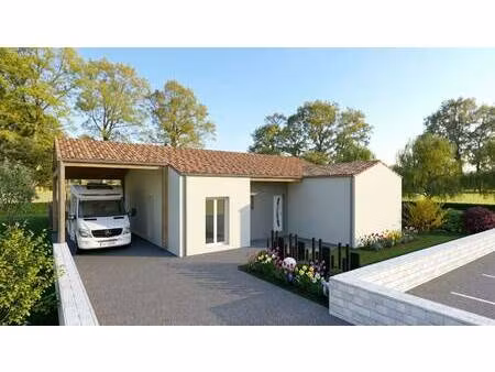 terrain avec maison neuve à vendre