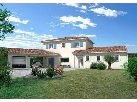 terrain avec maison neuve à vendre