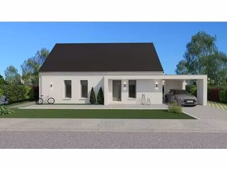 terrain avec maison neuve à vendre