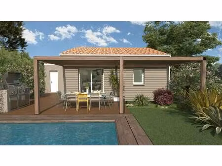 terrain avec maison neuve à vendre