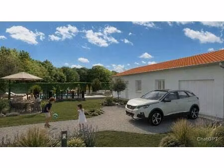 terrain avec maison neuve à vendre