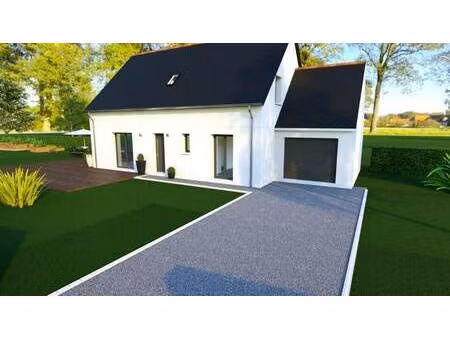 terrain avec maison neuve à vendre