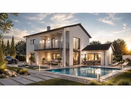 terrain avec maison neuve à vendre