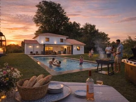 terrain avec maison neuve à vendre